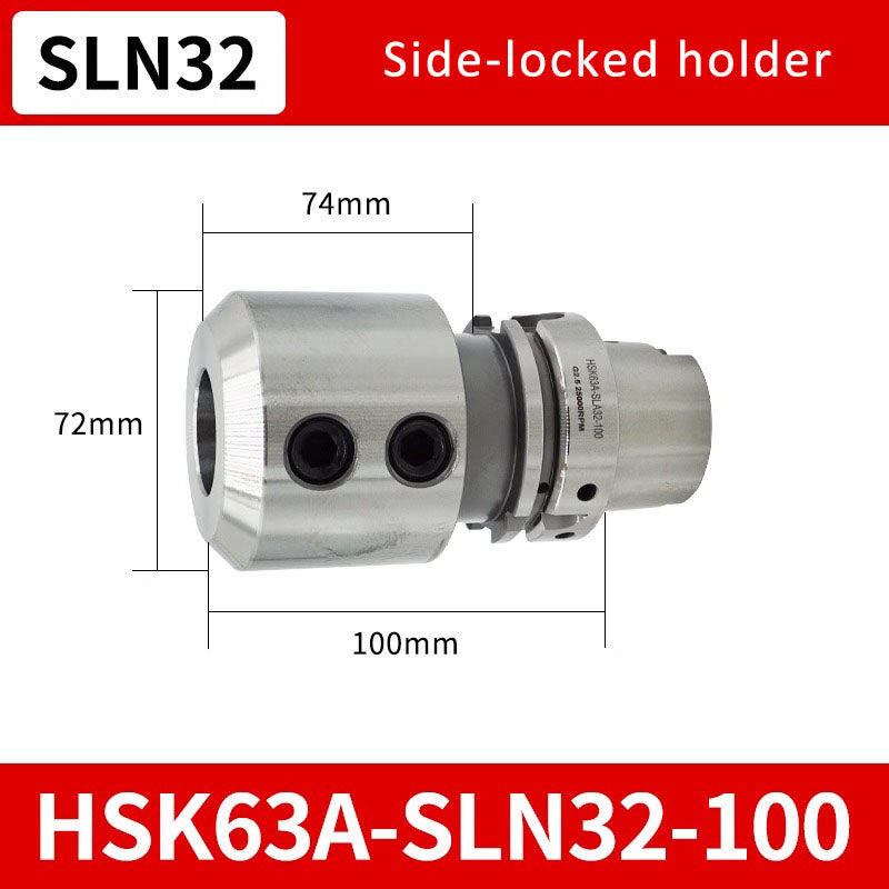 10005 HSK63A-SLN25 32 Side-fixed high-speed toolholder U-drill CNC toolholder High-precision balanced toolholder Shandong Denso Pricision Tools Co.,Ltd.